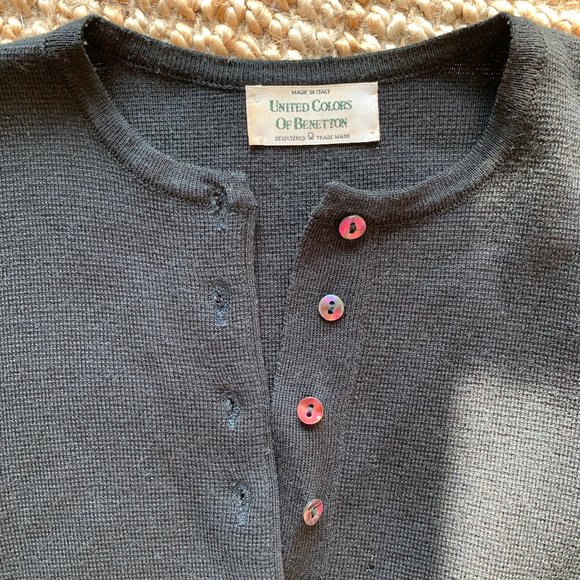 Vintage cropped black sweater - Picture 6 of 6